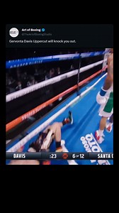 1.5K views · 22 reactions | Tank Davis delivers another devastating knockout! That uppercut was pure power.  Credit: https://www.instagram.com/gervontaa/ No Copyright Infringement Intended (DM FOR CREDITS/REMOVAL). #artofboxing #tankdavis #gervontadavis #knockout #PowerPunch #boxing #boxingfans | Art of Boxing | Facebook