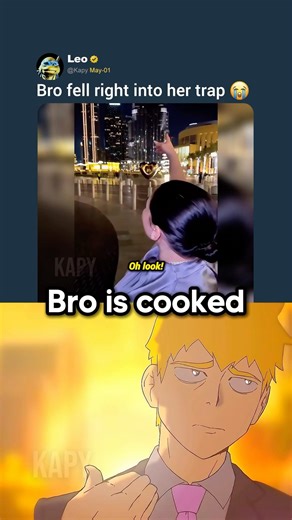 It’s over for bro 😭