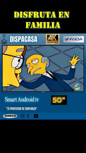 1.4M views · 42K reactions | ¡Transforma tu sala! ✨ Llévate a tú hogar una SMART ANDROID TV 4K de 50" DE INNOVA y mira todo tu contenido favorito en una calidad 4k que te sorprenderá. ¡Aprovecha esta Oferta Imperdible ahora! #smarttv #SmartTV4K #dispacasa #TuProveedorDeConfianza #simpsonsclips | Dispacasa | Facebook