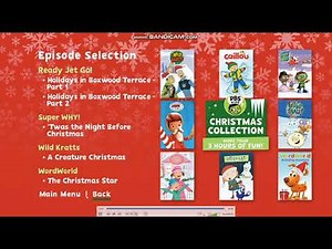 PBS Kids: Christmas Collection 2019 DVD Menu Walkthrough