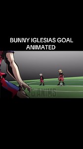 Bunny Iglesias Goals Animated in Blue Lock