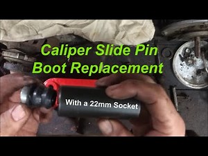 Brake Caliper Slide Pin Boot Replacement
