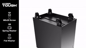 Hyper Tough 27-inch 3-Drawer Rolling Tool Cabinet, Black - Walmart.com