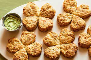 224K views · 1.2K reactions | Need an excuse to make some adorable scones? We’re here for you. These Cheddar Chive Four-Leaf Clover Scones are the perfect way to kick off your St. Patty's Day festivities! Get the recipe on the Food Network Kitchen app today: https://food-network.app.link/LqpVBJDMy4! | Food Network | Facebook