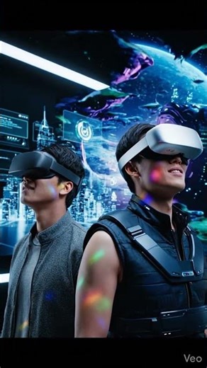 Visual Reality: AR vs VR Through Human Eyes #trending #visualreality #future #viral #shorts #AR #VR