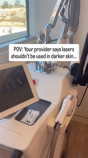 Nina Desai, MD FAAD on Instagram: "I’ll say it again—it’s not the laser, it’s the operator. 👏🏽 Lasers can absolutely be used on darker skin tones—but the settings, protocols, and experience matter. Skin of color requires a deep understanding of: ✨ proper wavelengths ✨ customized energy settings ✨ safe treatment intervals When done correctly, there are many safe and effective laser options for us. The key is seeing a board-certified dermatologist who truly knows how to treat skin of color. 👇🏽