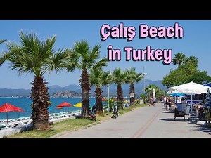 Çalış Beach Walking Tour in March 2025| Fethiye in Turkey | Spring Seafront Walk & Travel Guide