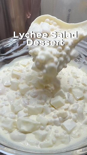 Easy Lychee Salad Dessert Recipe for Media Noche