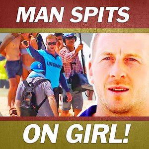 Man Spits On Innocent Beachgoer! 😡 | Real Life Rescue