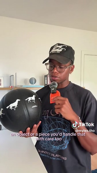 Excited to share the first look at the motion ball in Saddle Black and Tobiano. Shoutout to the @lecourt.co team for taking this one to the next level. Which colorway do you like best? The Motion Ball is zoetrope style basketball designed to be captured in motion. Made for both the athlete and the artist the ball brings aspects of film and sport together. We worked on refining the details to bring you and premium basketball that you keep in the crib or go out and get some buckets. Excited to sha