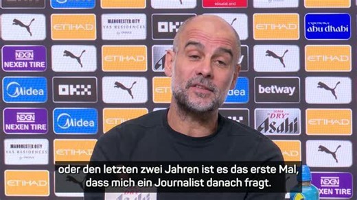 Guardiola: "Es verletzt mich", was in Gaza passiert