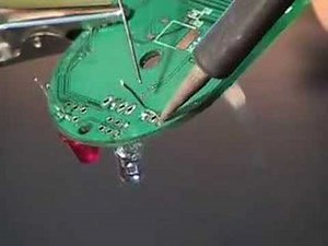 Soldering a circuit board