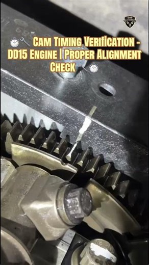 ⏱️🔧 Cam Timing Verification – DD15 Engine | Proper Alignment Check 🔧⏱️