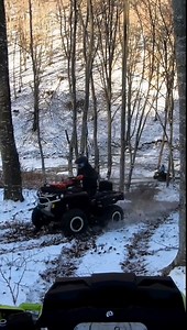 Winter Survival 🥶 Frozen Hill Climb | Atv Adventure Vlog