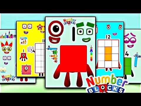 [Paper Diy] NumberBlocks / Decorate with DIY Sticker Book Numberblocks world 1-15