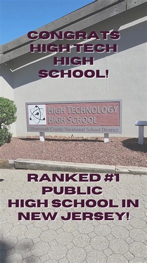 120K views · 345 reactions | Congrats High Tech High School for being ranked #1 public high school in New Jersey! Stay tuned tomorrow to hear from students and staff with Monmouth County Commissioner Tom Arnone! | Monmouth County Government | Facebook