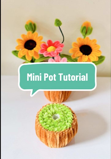 Cómo hacer un Mini Pot con Limpiapipas - Tutorial Creativo