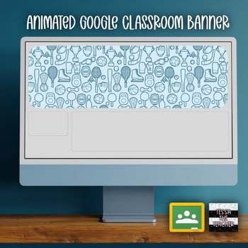 Sports Animated Google Classroom Banner Header