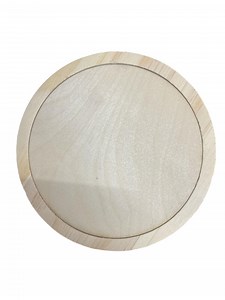 Round Wood Frame Unfinished Pine: DIY Rustic Wall Art Decor - Etsy