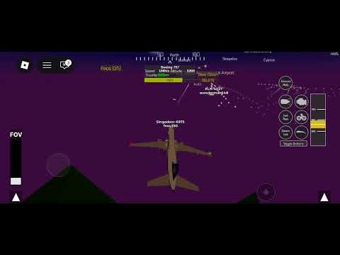 PTFS Roblox Plane Landing Perfectly | Smooth Landing in Roblox Flight Simulator
