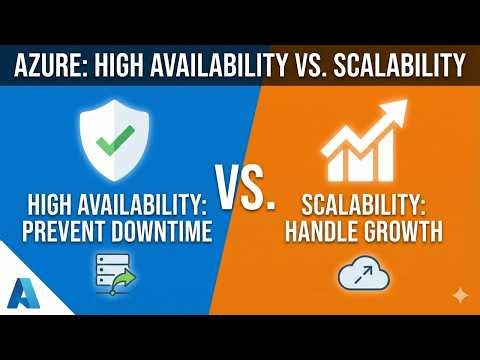 Azure High Availability vs Scalability | Key Differences Made Simple | Azure Fundamentals | AZ-900