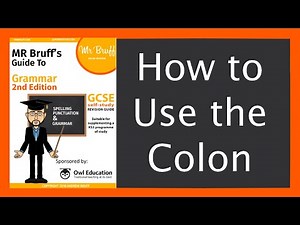 How to Use the Colon