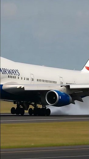 British Airways 747 Landing ✈ Stunning Final Approach & Touchdown