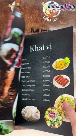 MENU GỖ CAO CẤP – SANG TRỌNG, ĐẲNG CẤP CHO NHÀ HÀNG & CAFE 🌿📖✨