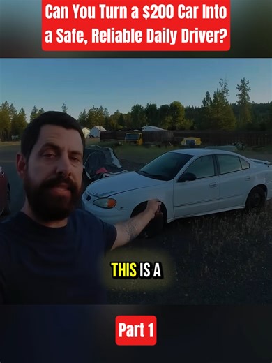 Can You Turn a $200 Car Into a Safe, Reliable Daily Driver? Part 1 #CheapCar #CarRestoration #BudgetBuild #CarProject #CarLife #fyp #viral