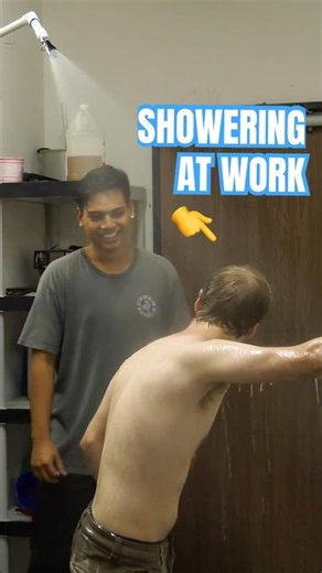 Showering in the Hallway Prank 😂