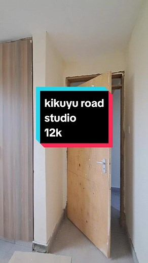 Affordable Studio Apartment on Kikuyu Road