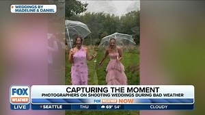1.1K views · 22 reactions | WEDDING WASHOUT: The Northeast is experiencing its seventh consecutive weekend of rain and according to The Knot, nearly half of weddings occur from September to November. Weddings by Madeline and Daniel joined FOX Weather earlier this week to discuss capturing weddings during bad weather. | FOX Weather | Facebook