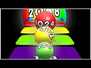 2048 Ball Games Merge Number - Gameplay Walkthrough - Levels 1-19