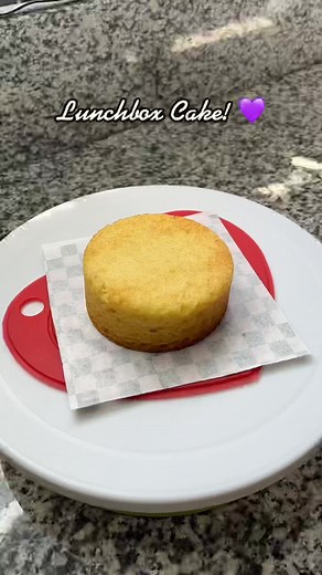 Purple Mini Birthday Lunch Box Cake Tutorial