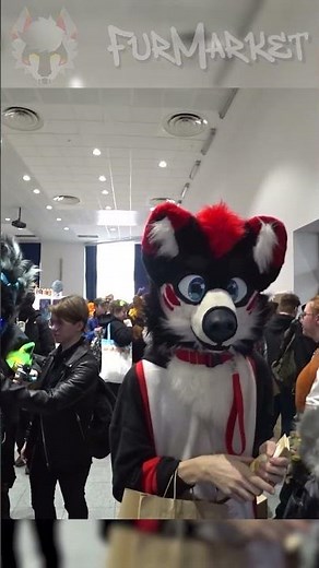 Самый милый Фурри Маркет! Полное видео у меня на канале! #shorts #furry #fursuit #cosplay #furries