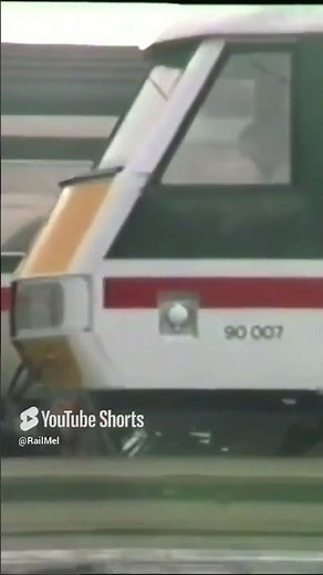 First in Class. Class 90 with DVT 82109 filmed in 1990, Stockport. British Rail in the North West.