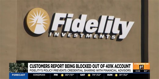 Fidelity customers say they are being locked out of 401(K) accounts