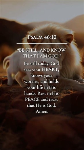 Be Still And Know That I Am God ✨ Psalm 46:10 | God Will Be Exalted In The Earth #christian #faith