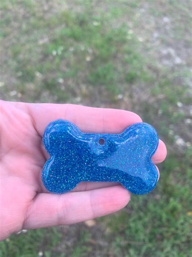 Custom Pet Tag, Personalized Dog/cat ID Tag, Nameplate, Glitter - Etsy