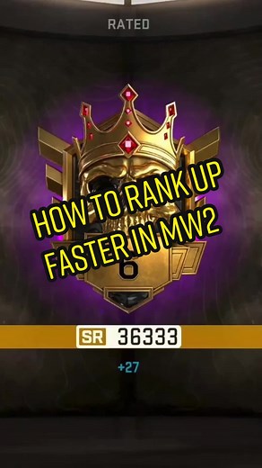 RANK UP FASTER IN MW2 RANKED PLAY 📈 #mw2 #rankedplaymw2 #mw2022 #warzonebestclips #warzoneclips #fyp #fypシ