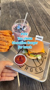 The perfect lunch helps to make the perfect day 🙌 Order yours here: http://elevationburger.com/orderonline/ | Elevation Burger