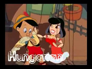 Pinocchio - I've Got No Strings (One Line Multilanguage)