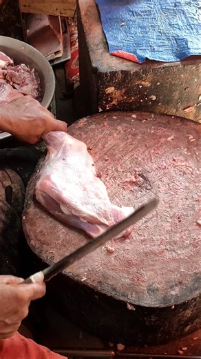 Mutton process cutting #muttonrecepi #goatmeat #reelsvideo #goatmeatrecipes