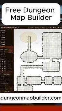 I generated a dungeon map in 30 seconds. For free. #dnd #foundryvtt #ttrpg