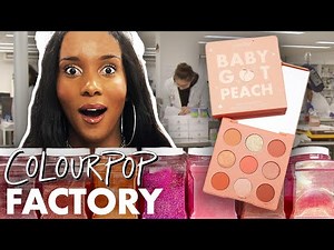 Making Eyeshadow Palettes with ColourPop! (Beauty Trippin)