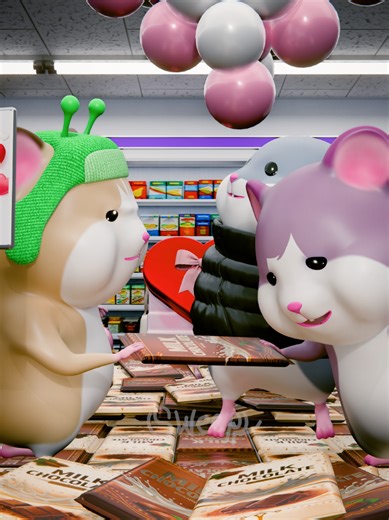 Lonely Hamster's Heartwarming Valentine's Day Animation