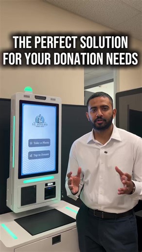 Giving should be simple. 🙌 Meet the Eflyn Giving Donation Kiosk — helping charities and places of worship collect digital AND cash donations in one place. 💳 Tap to give 💵 Donate cash ⚙️ Fully customizable 💙 Built for nonprofits & faith communities Make supporting your mission easier than ever. #Eflyn #DonationKiosk #NonprofitTok #ChurchTech #FundraisingIdeas