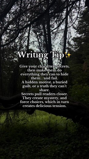 Monique ✨✒️ | Enchanted writers, secrets becomes the pressure points of your tension, your mystery, and your emotional payoff. ✨ Here is why it matters.... | Instagram