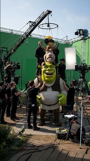 Behind the scenes Shrek Part 1
