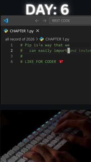Python Day: 6 Coding | ASMR NO-Talking